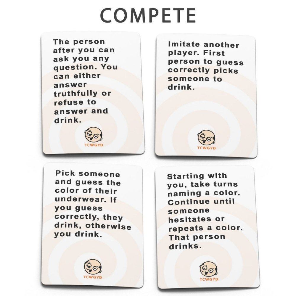 2 Pack Card Game Adult Drinking Party Drunk Alcohol Christmas Stocking Stuffer - Picture 6 of 10